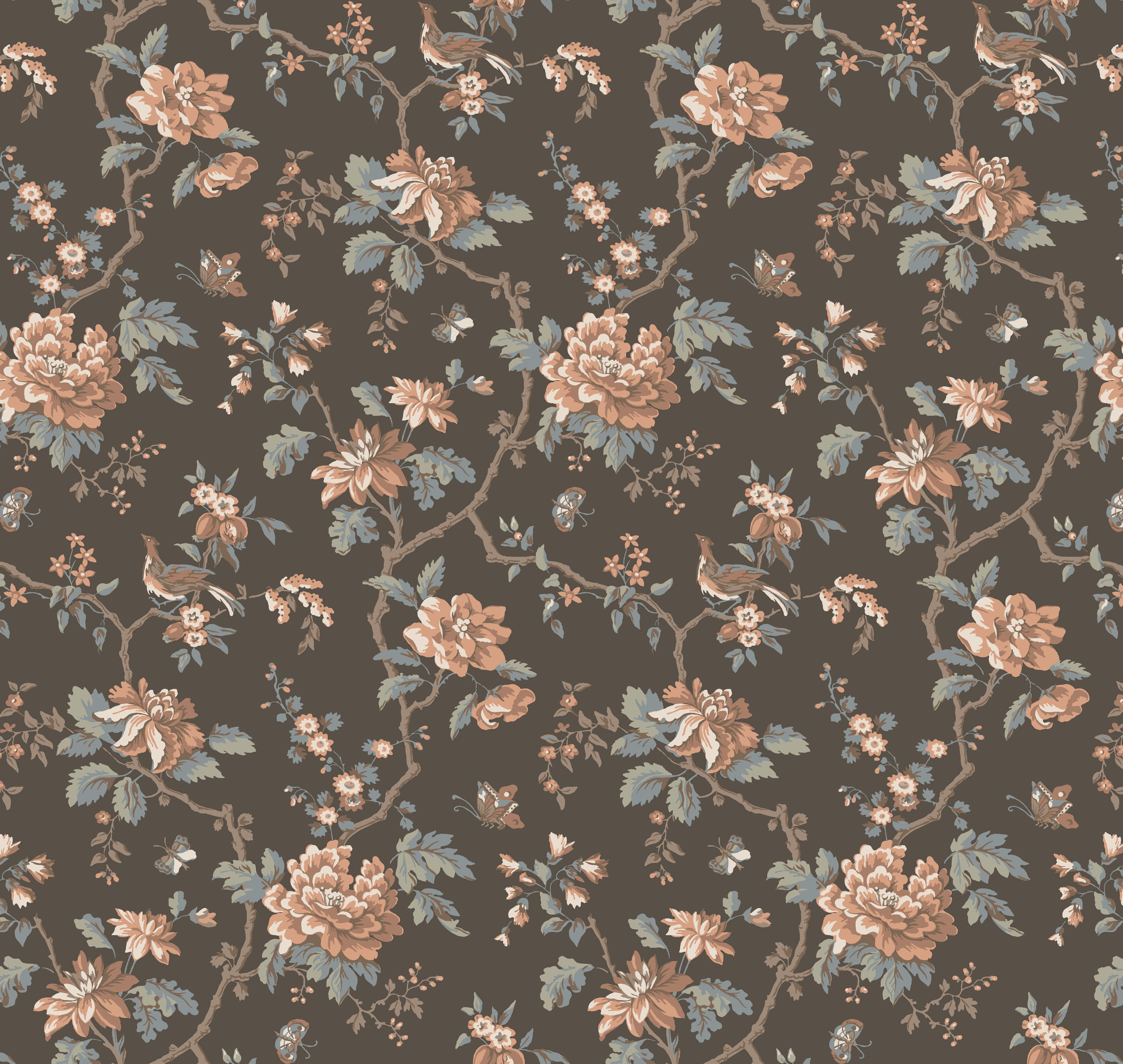 Обои Loymina Шелковый путь Шинуазри: Дикая роза SLK2 010 10,05×1